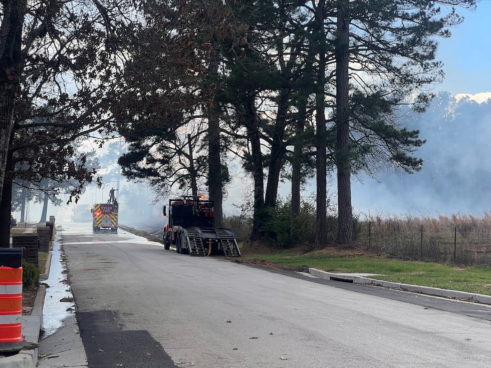 Smith County fire crews are responding to a grass fire in the area of County Road 219, east of...