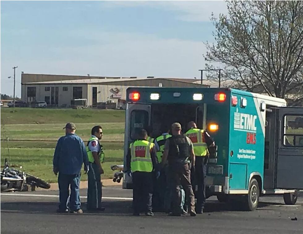 First responders on scene near Tyler airport (Source: KLTV News Staff)
