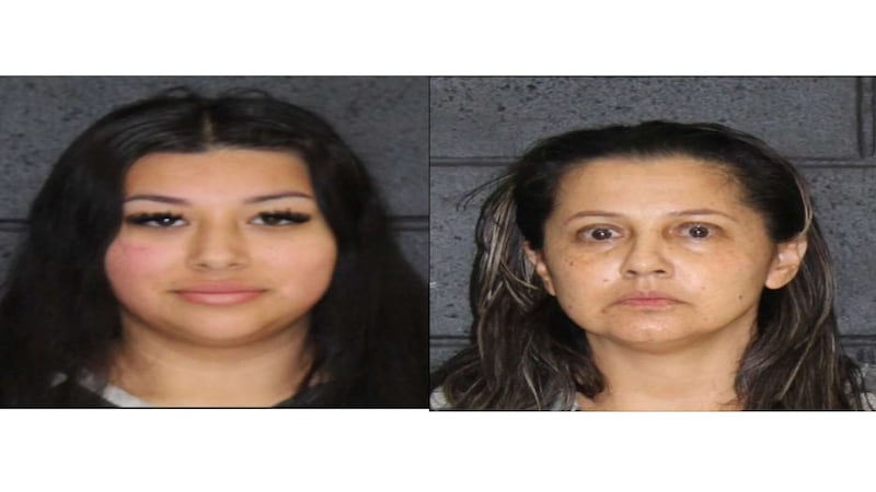 Giselle Galvan, left, and Flor Hurtado
