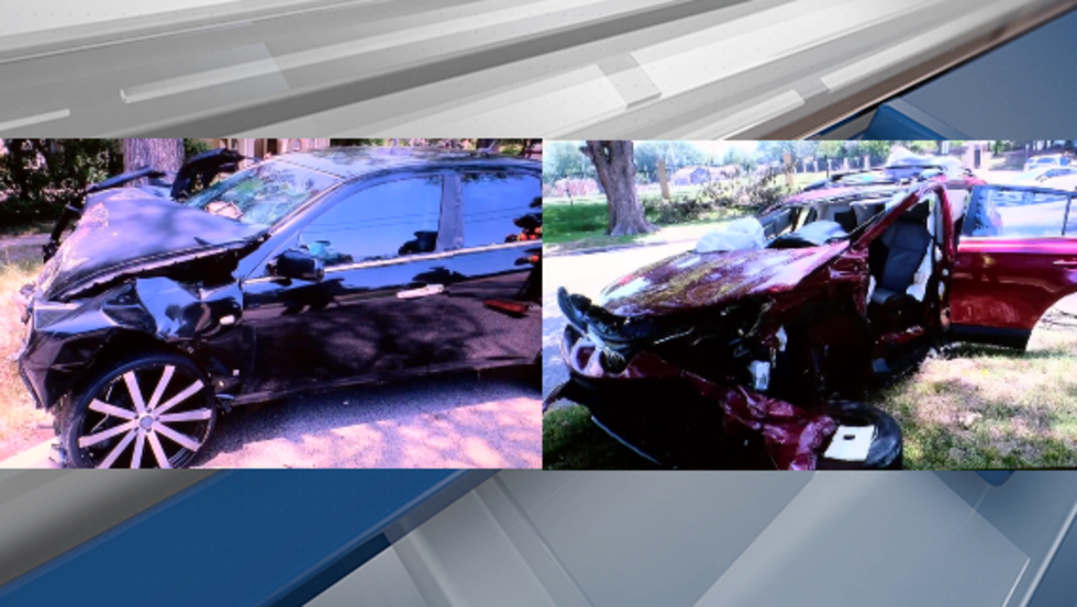 Florencio Flores, 43, is accused in a 2023 wreck that resulted in the deaths of Robert Evans,...