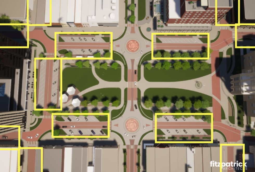 City downtown improvement project