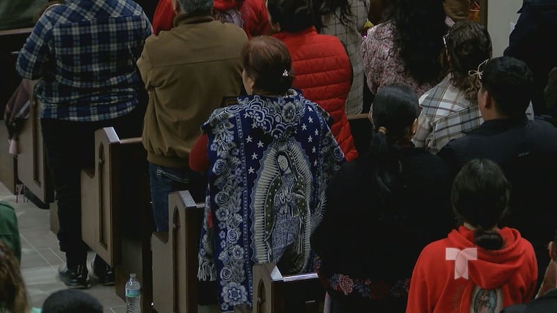 La celebración conmemoró la aparición de la santísima Virgen María a Juan Diego en 1531 en el...