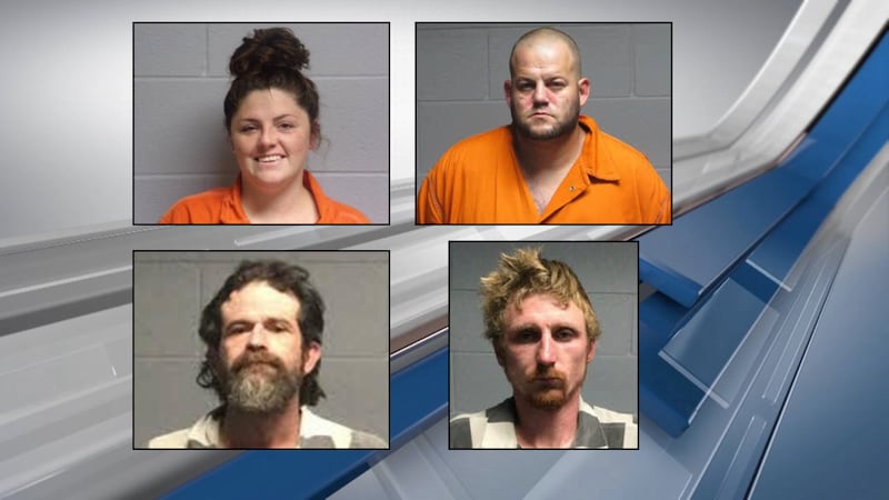 From Left to Right: Kayla Marie Hodge, Joshua Wayne Kirkland, Billy Jack Smith, and Johnny Riley.