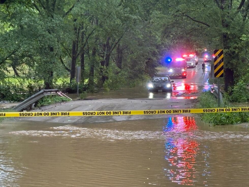 Flooding on CR 472 in Lindale