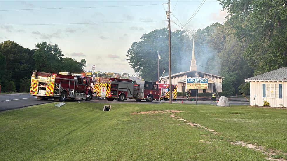 Firefighters respond to fire at Flint church