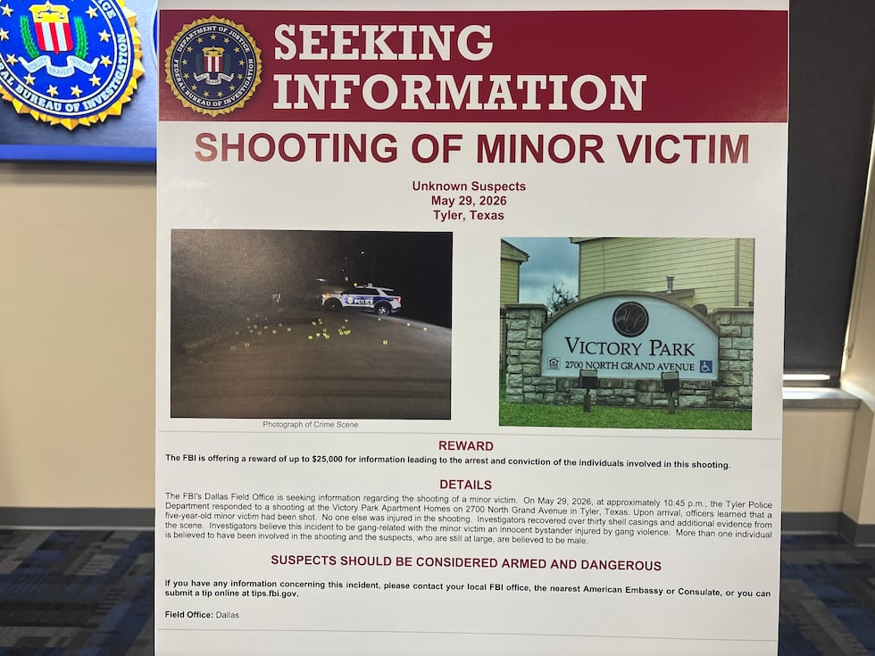 The FBI has raised the reward in connection with the shooting of a 5-year-old.