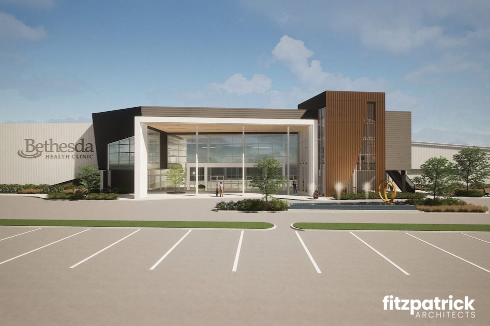 A rendering of what the new Bethesda Health Clinic is expected to look like