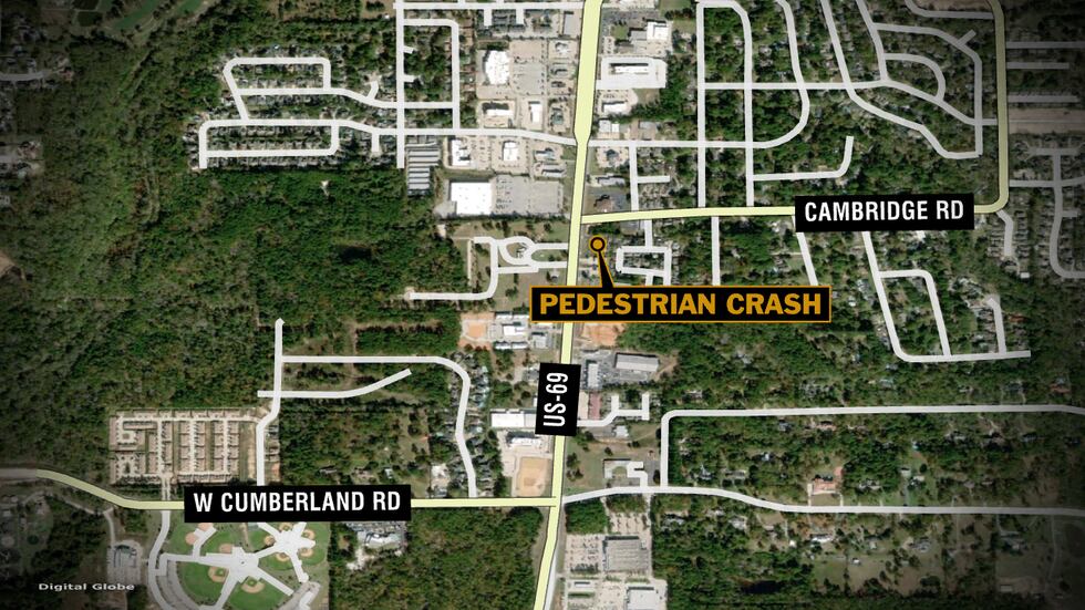 Tyler police respond to pedestrian crash on US 69.