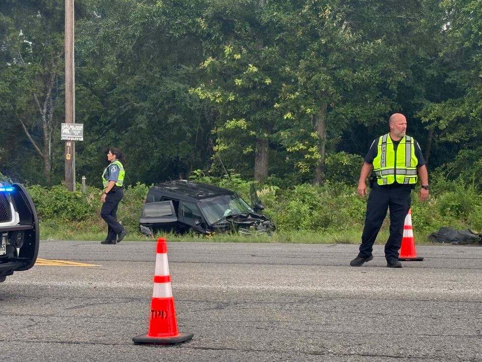 One person is in the hospital and traffic is slowed on highway 69 in Tyler.