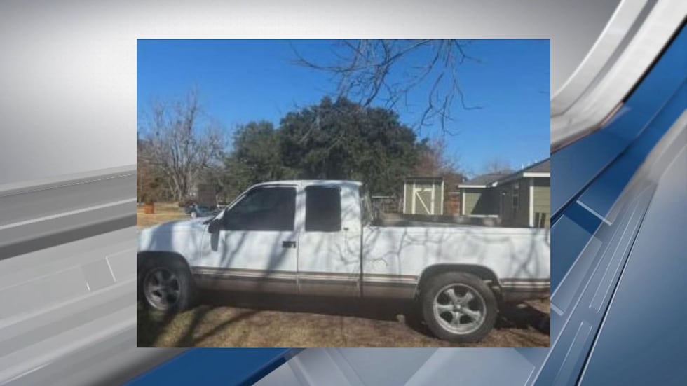 Authorities are searching for this suspect vehicle believed to be involved in a Sabine County...
