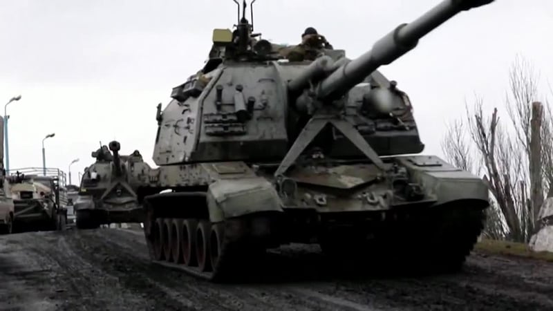 Rusia aumentó sus bombardeos en la capital ucraniana e hizo nuevos ataques sobre la ciudad...