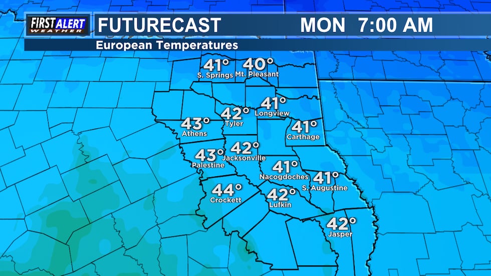 European Forecast Temperatures