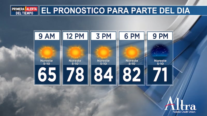 Sol imparable y temperaturas agradables marcan el ritmo en el este de Texas