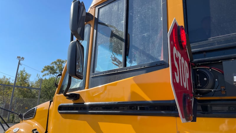 Un autobús escolar en Kansas City, Missouri.
