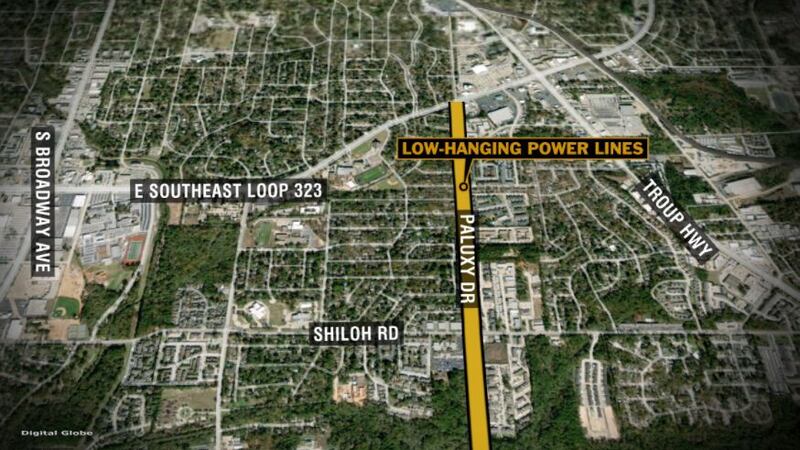 Wreck involving vehicle that struck power pole and lines has Paluxy Drive shut down south of...