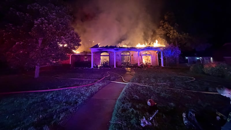 Firefighters battle early morning house fire in Hallsville