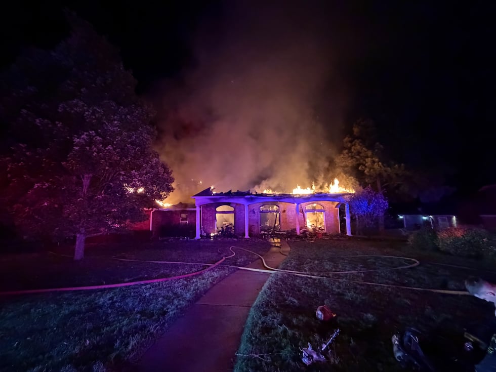 Firefighters battle early morning house fire in Hallsville