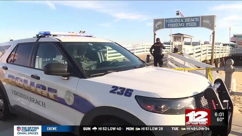 Testigos en la playa grabaron el inusual recorrido.