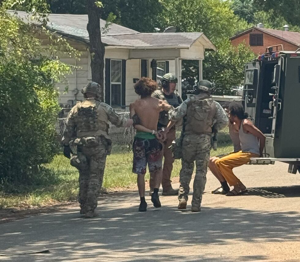 The Cherokee County SWAT Team arrested Jayden Hopson on Tuesday.