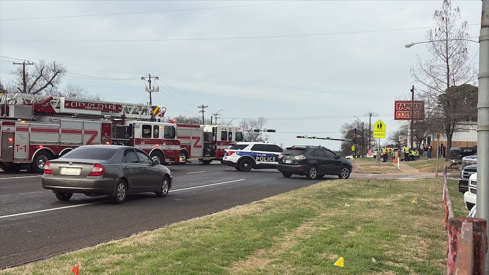 TRAFFIC ALERT: All lanes closed on E Gentry Pkwy after car hits pedestrian