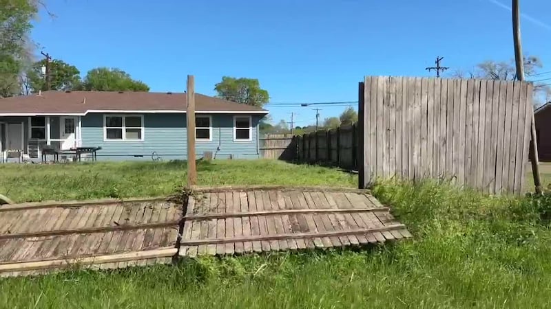 El Servicio Meteorológico Nacional evalúa los daños causados por la tormenta en Longview