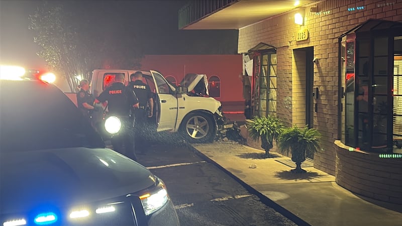 No one injured after truck crashes into Grace Community College building, Tyler police say
