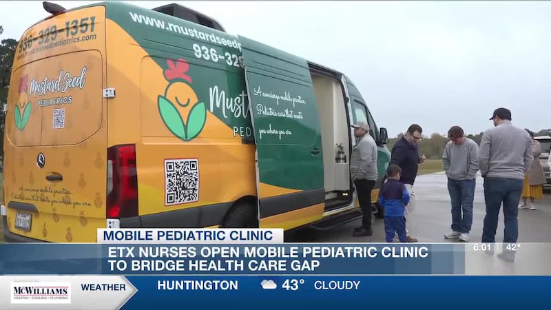 Enfermeras del este de Texas crean una clínica pediátrica móvil para abordar la brecha en la...