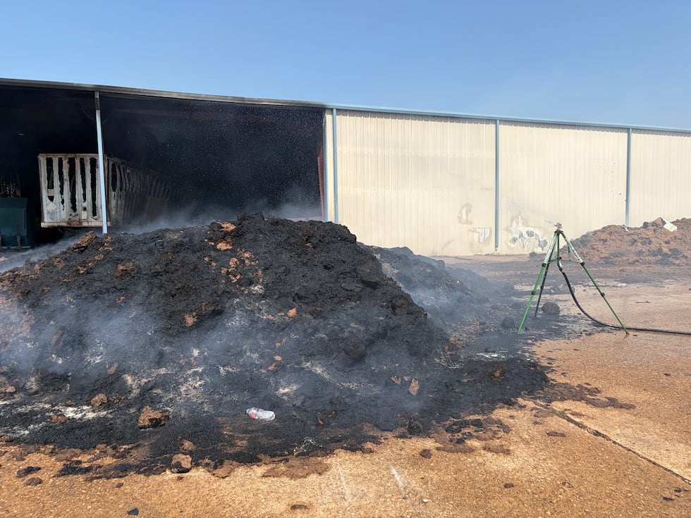 WATCH: Smoke billows after flames engulf plant nursery building in Cherokee County