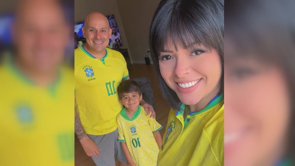 Alexis Jaramillo, Maisa Lopes Eliaser and their son, Noah.