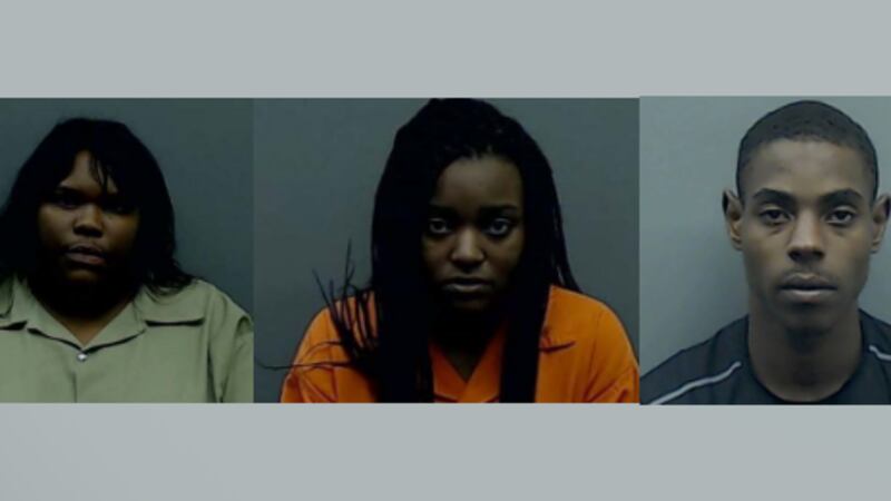 Krystal Dixon (left), Tationna Mosley (center) and Brentavian Henderson (right) (Source: Smith...