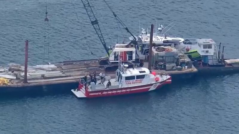Two kids have died after a barge reportedly struck their sailing boat near Miami.
