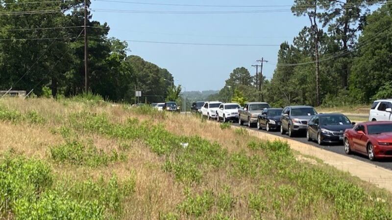Line for free gas