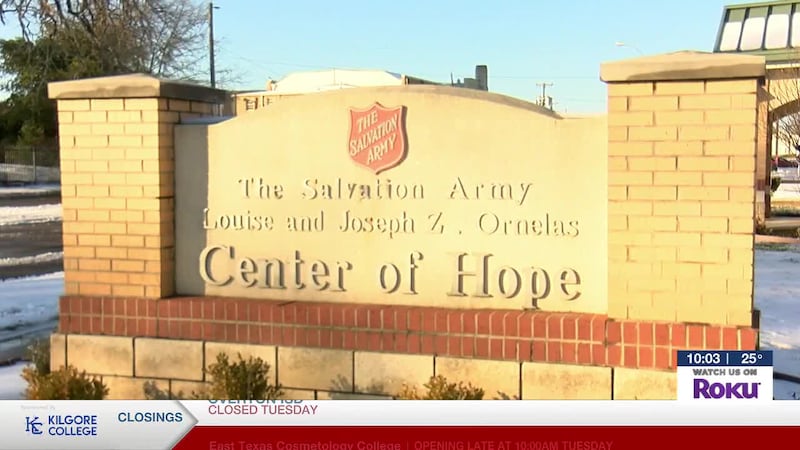 Centros de acogida de emergencia en el este de Texas abren sus puertas durante la ola de frío