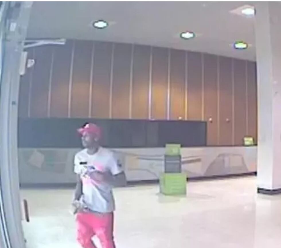 Surveillance video captured an image of the suspect. (Source: Longview Police Department)