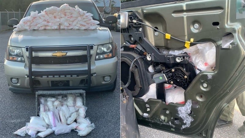 La Oficina del Sheriff del Condado de Baldwin encontró metanfetamina por un valor de $500,000...
