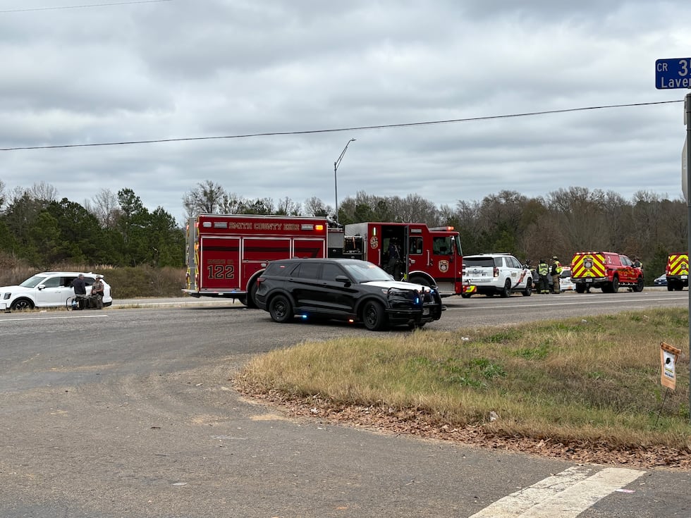 A vehicle-versus-pedestrian crash has temporarily closed East Northeast Loop 323 in North...