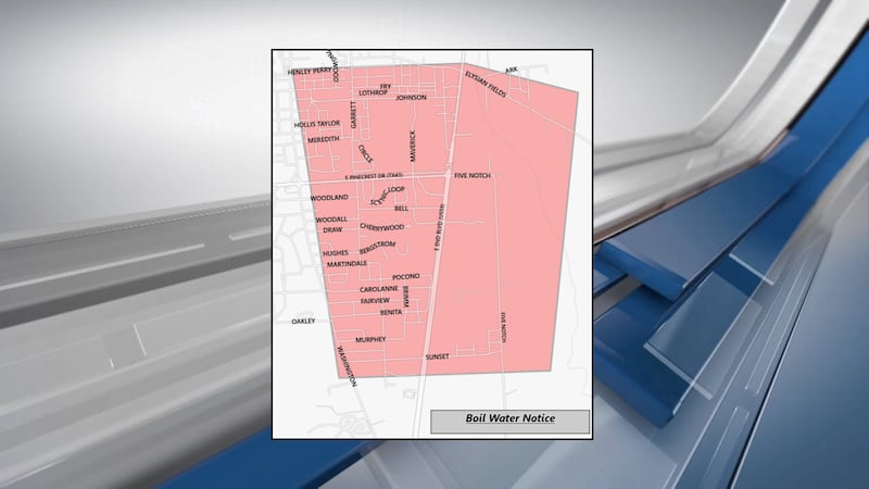 Se pide a los residentes de Marshall que se encuentran en la zona sombreada que hiervan el...