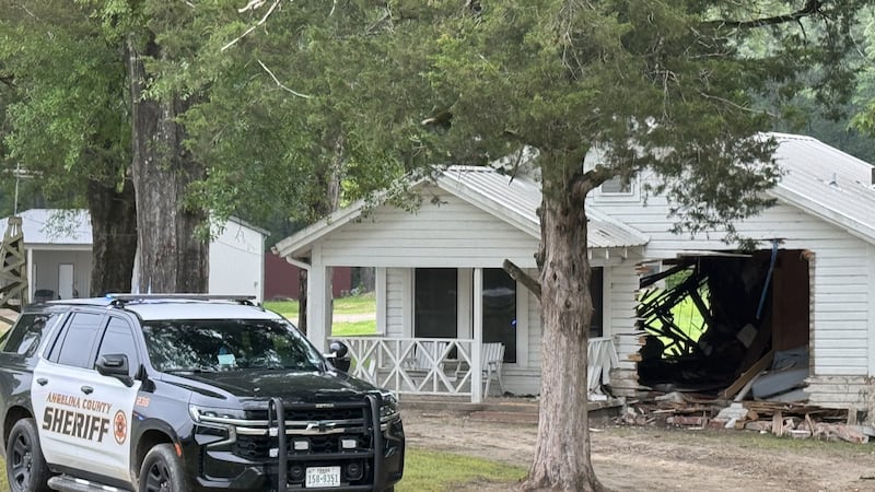 Moffett man killed when pickup careens off roadway, drives through his home