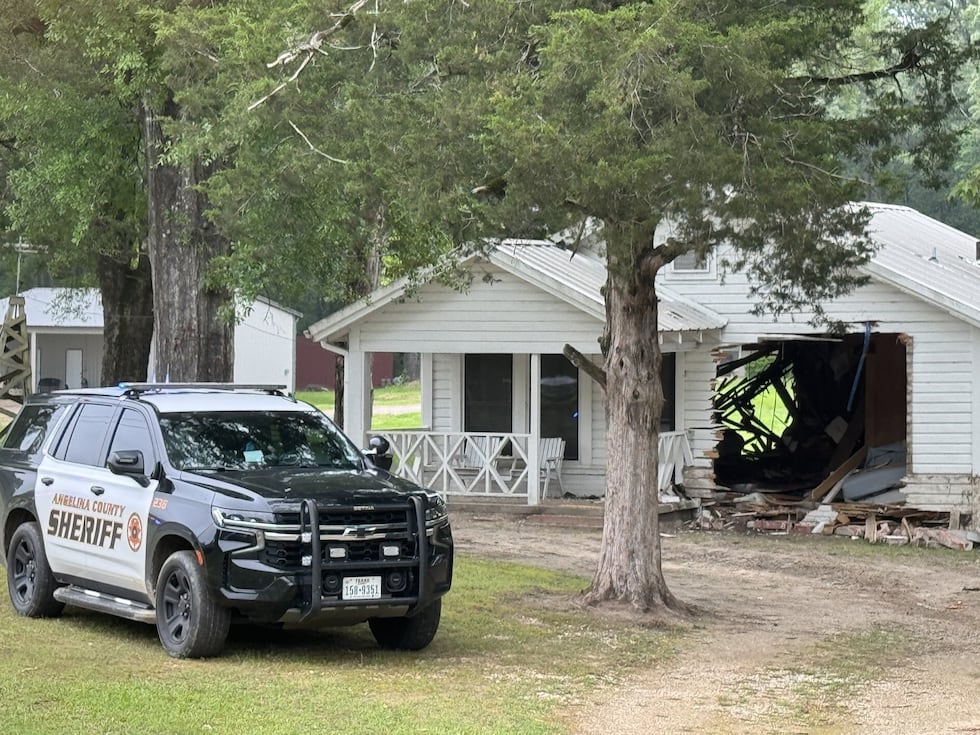 Moffett man killed when pickup careens off roadway, drives through his home