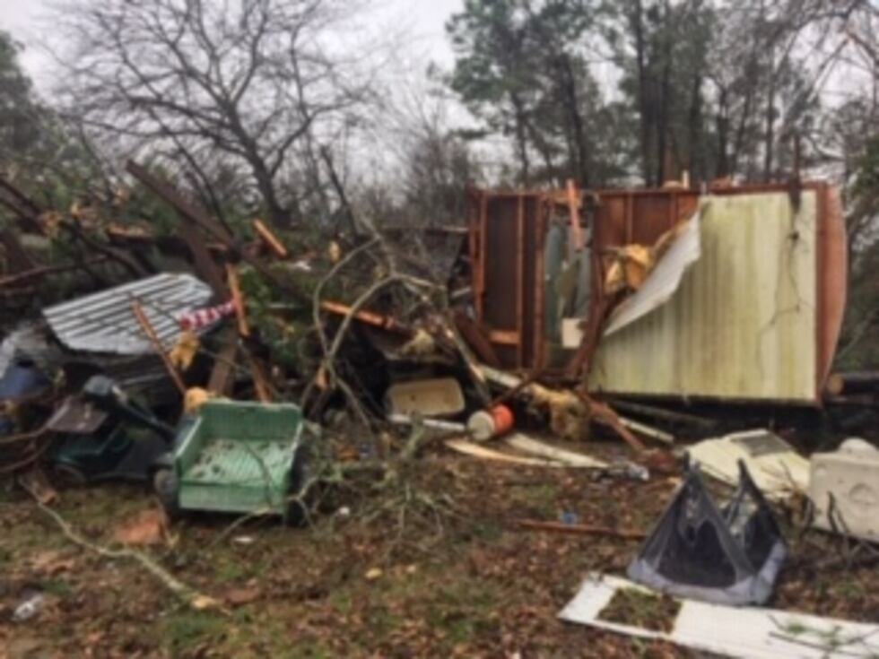 A man was killed in Nacogdoches County after a tree fell onto his home.