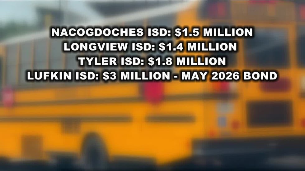 East Texas school districts face millions in costs for seat belt mandate