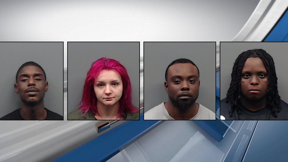 Hambrick, far left, Loving, left, Allen