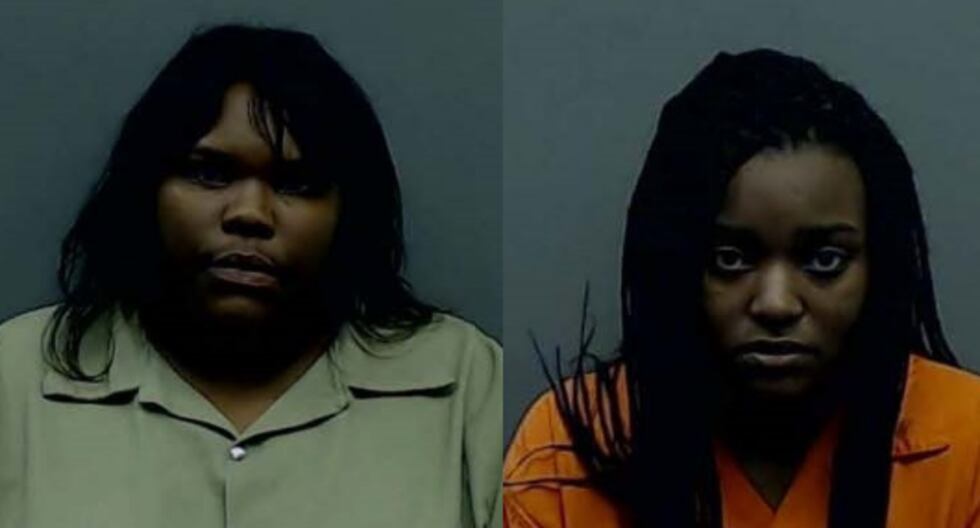 Krystal Dixon (left) and Tationna Mosley (right) (Source: Smith County jail records)