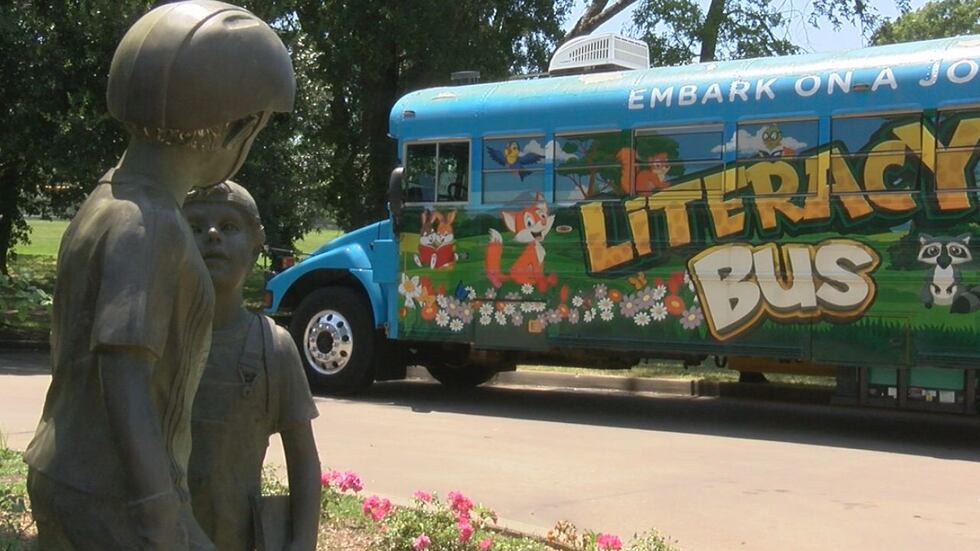 The Tyler Literacy Bus brings a mobile library to kids during the summer and throughout the...