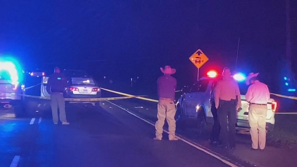 The suspect in a roadside hostage situation is in custody after being shot in the neck by an...