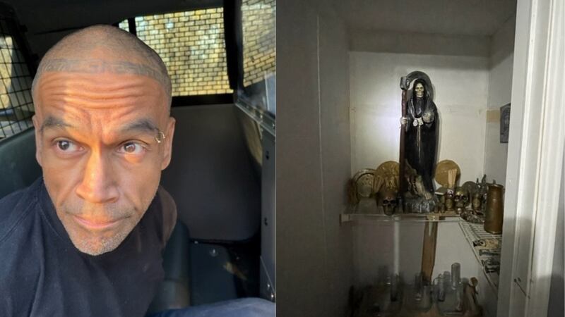 La DEA y el condado de Bexar encuentran varias armas de fuego y una estatua utilizada para...