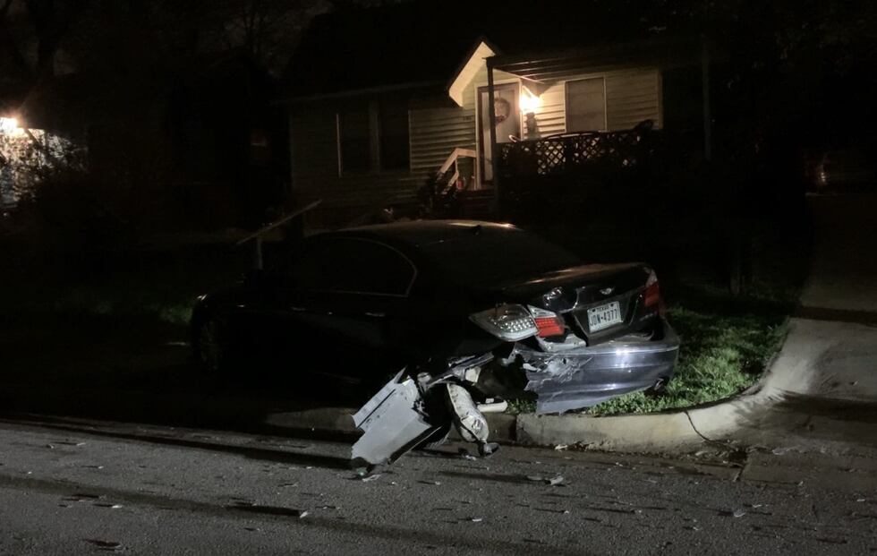 A witness to a major crash says a driver stuck his car so hard it ended up in his neighbor's...