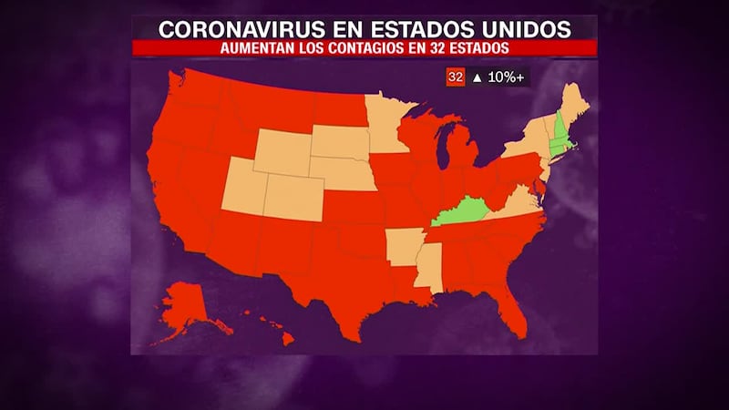Covid: hospitales EE. UU. sobre capacidad