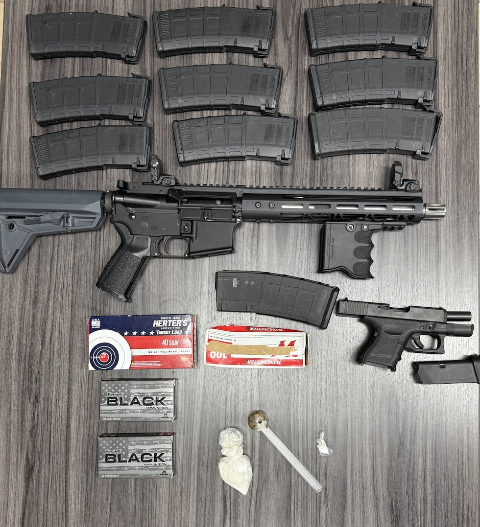 The Titus County Sheriff's Office reported a drugs and gun seizure on Sept. 9.