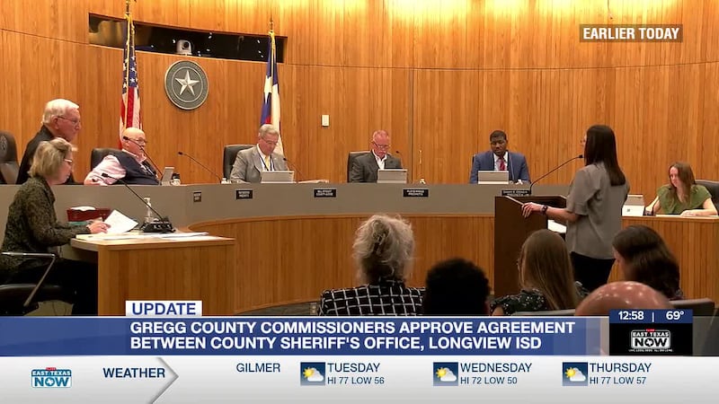 Condado de Gregg aprueba acuerdo entre sheriff y distrito escolar de Longview
